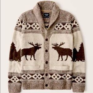 Pattern Shawl Cardigan Sweater